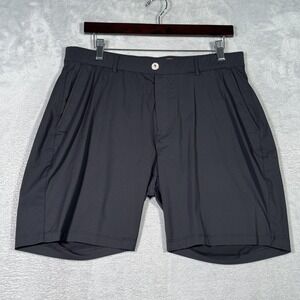 Redvanly Shorts Mens Large Black 7 Inch Performance Golf Chino Stretch Casual